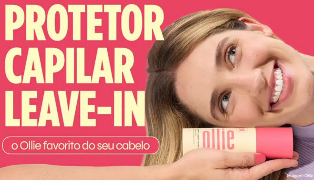 De olho no mercado capilar, Ollie lança leave-in com proteção térmica e UV